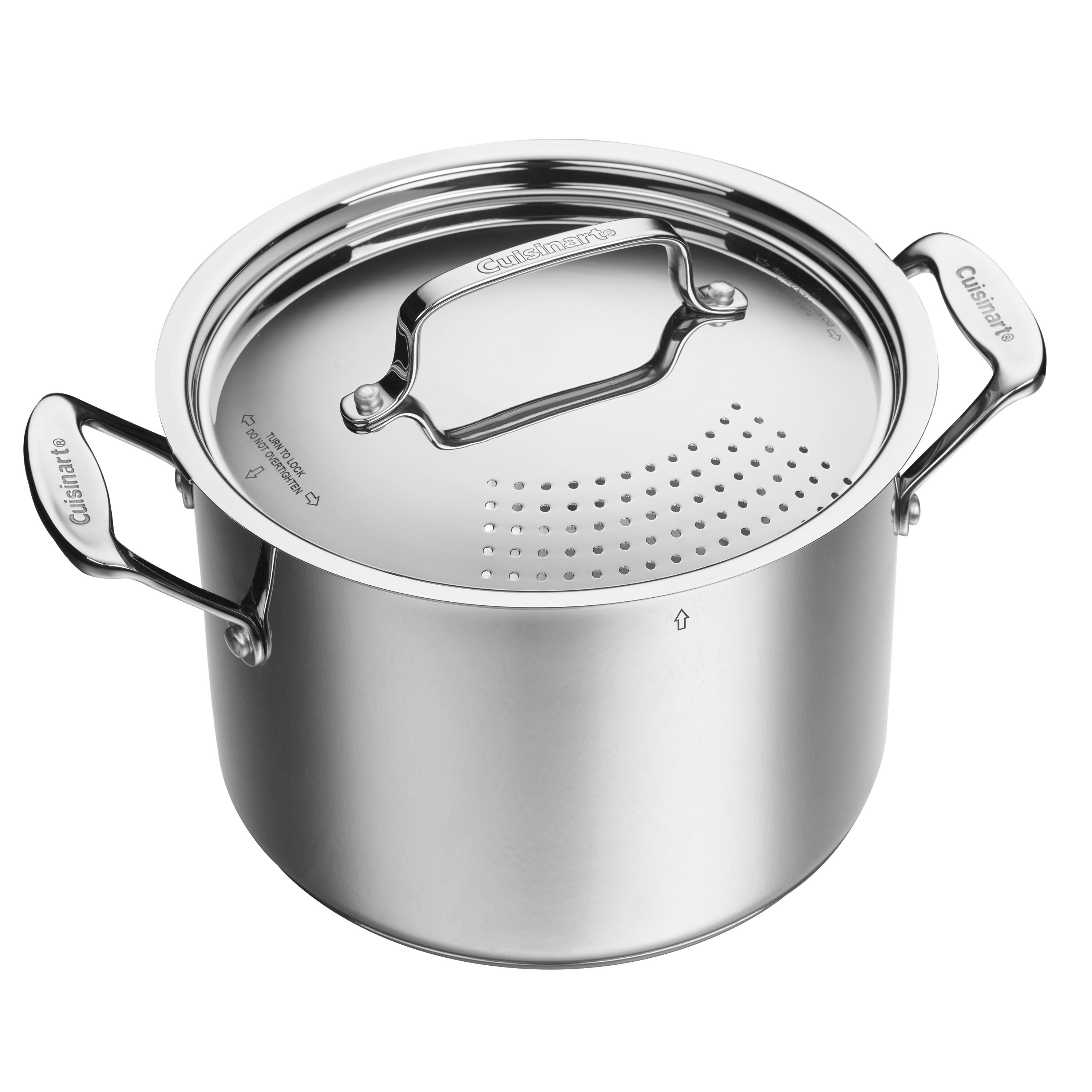 Chef's Classic 6 Quart Stockpot with Straining Cover