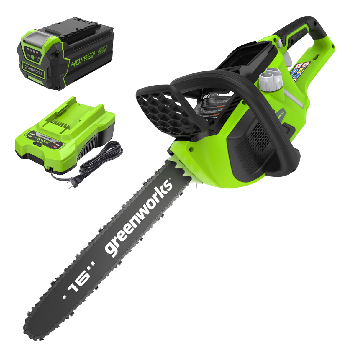 40V Cordless 16" Brushless Chainsaw