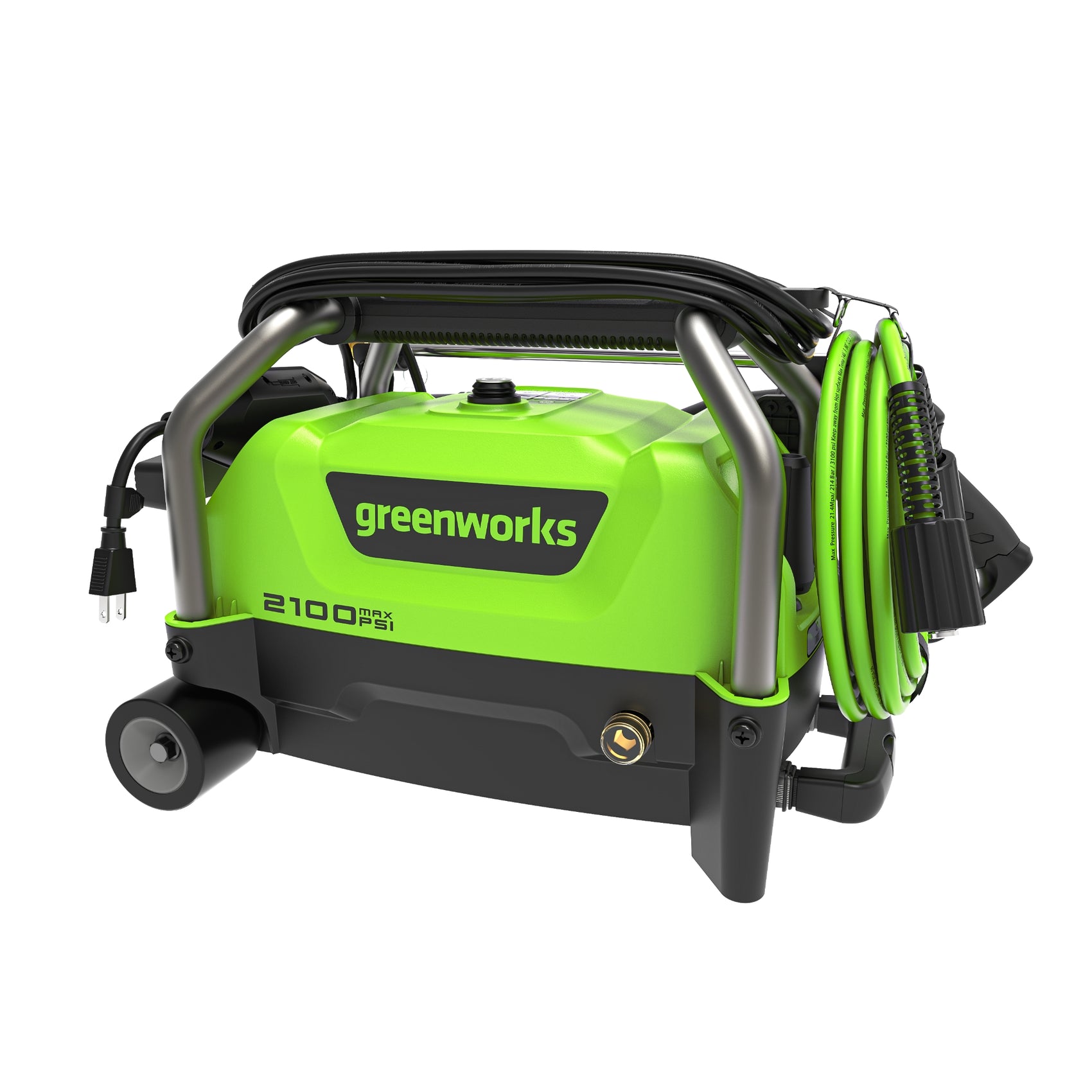 Greenworks 2100 PSI 1/2 GPM Cold Water Electric Pressure Washer