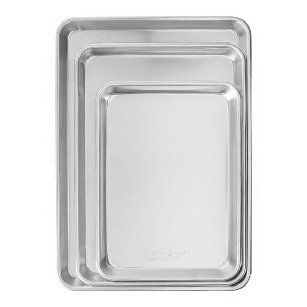 Nordic Ware Naturals 3-Piece 20-Gauge Wire-In Rim Aluminum Bun Sheet Pan Set